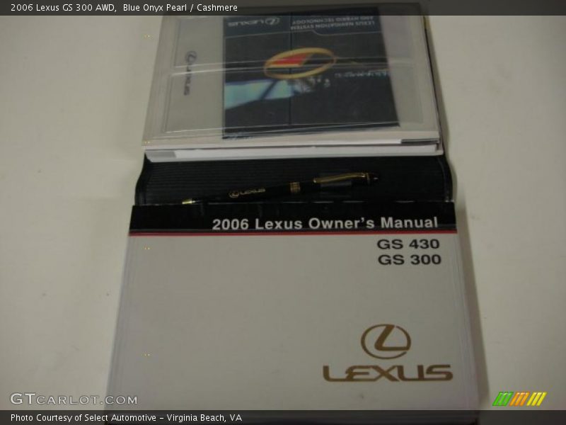 Blue Onyx Pearl / Cashmere 2006 Lexus GS 300 AWD