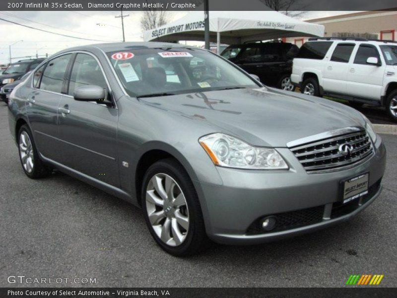 Diamond Graphite Metallic / Graphite 2007 Infiniti M 35x Sedan