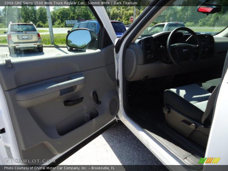 Summit White / Dark Titanium 2009 GMC Sierra 1500 Work Truck Regular Cab