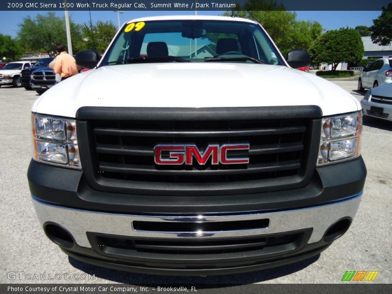  2009 Sierra 1500 Work Truck Regular Cab Summit White