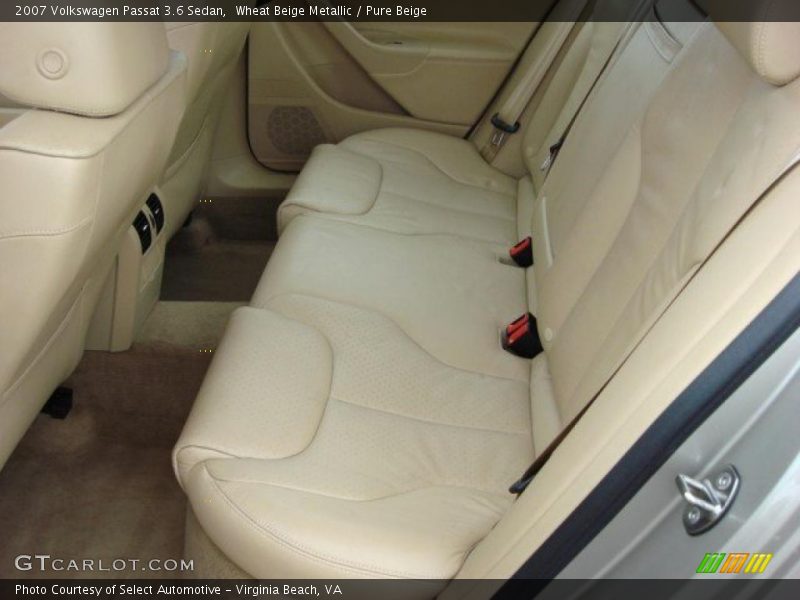 Wheat Beige Metallic / Pure Beige 2007 Volkswagen Passat 3.6 Sedan
