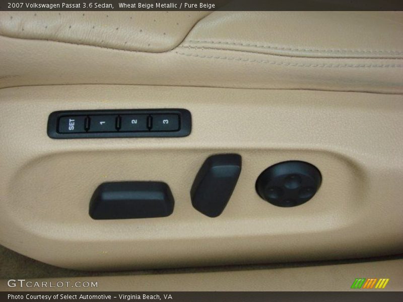 Wheat Beige Metallic / Pure Beige 2007 Volkswagen Passat 3.6 Sedan