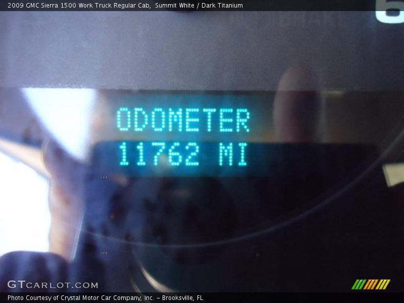 Summit White / Dark Titanium 2009 GMC Sierra 1500 Work Truck Regular Cab