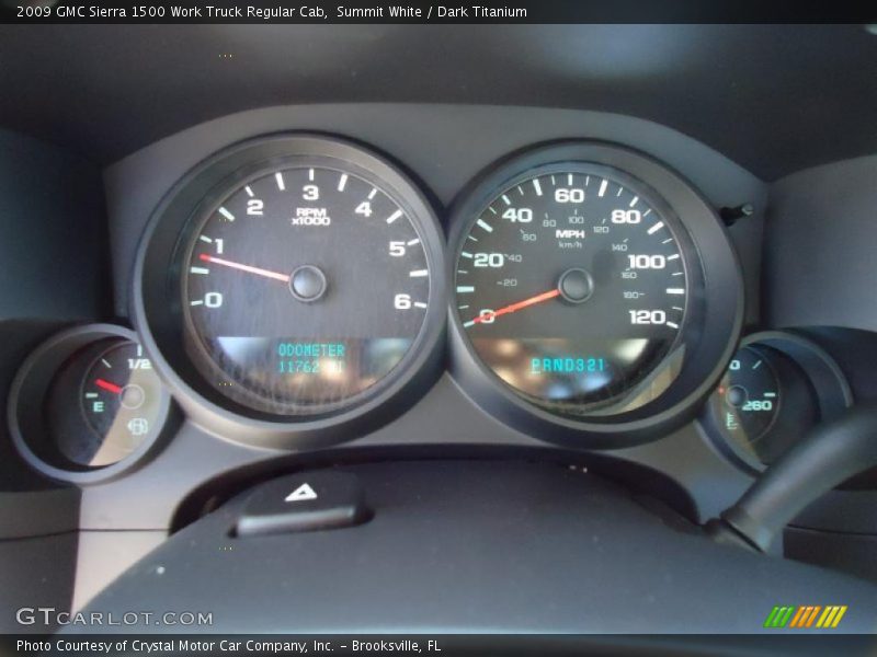  2009 Sierra 1500 Work Truck Regular Cab Work Truck Regular Cab Gauges