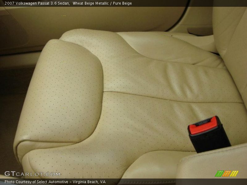 Wheat Beige Metallic / Pure Beige 2007 Volkswagen Passat 3.6 Sedan
