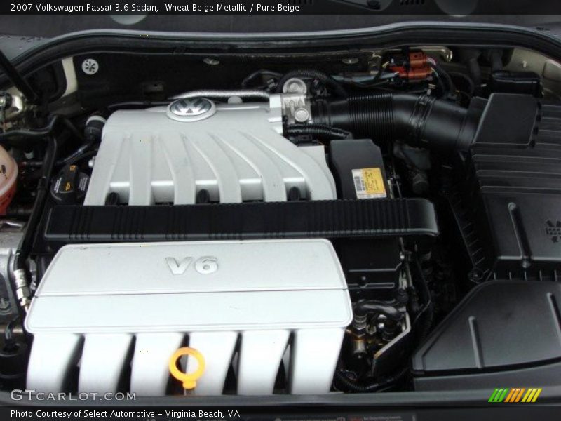 Wheat Beige Metallic / Pure Beige 2007 Volkswagen Passat 3.6 Sedan