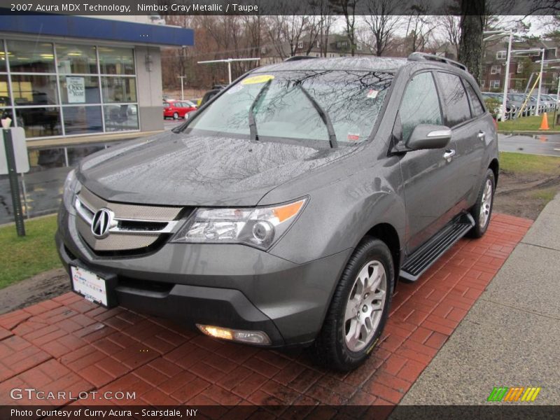 Nimbus Gray Metallic / Taupe 2007 Acura MDX Technology