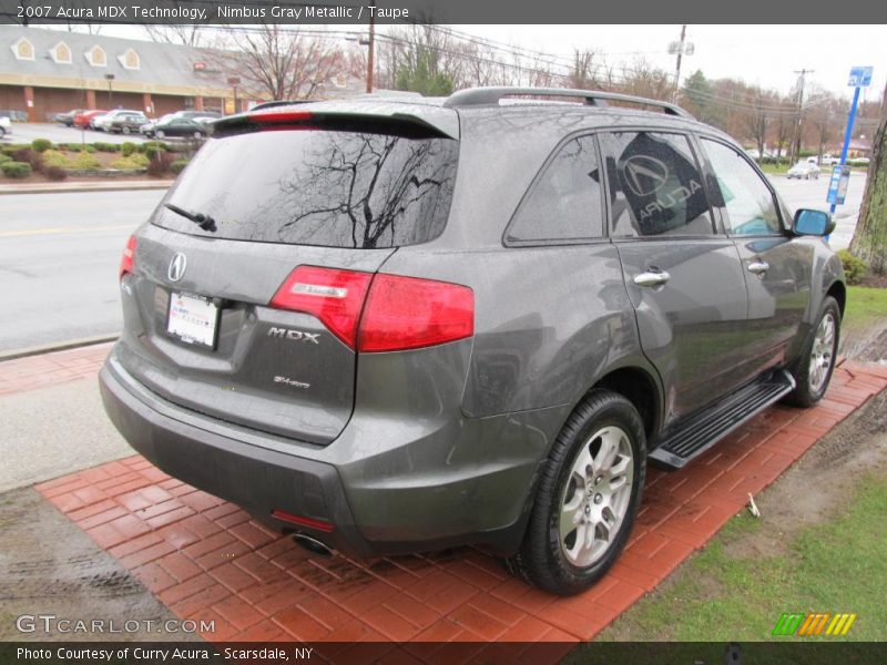 Nimbus Gray Metallic / Taupe 2007 Acura MDX Technology