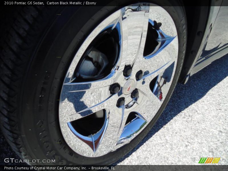 Carbon Black Metallic / Ebony 2010 Pontiac G6 Sedan