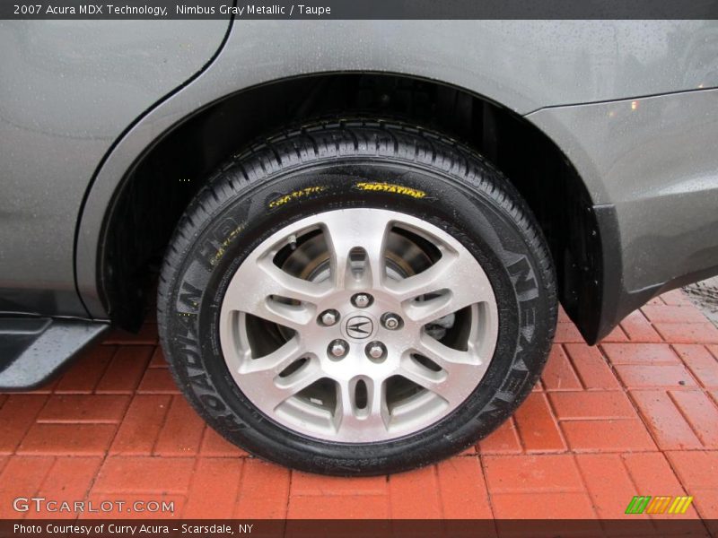 Nimbus Gray Metallic / Taupe 2007 Acura MDX Technology