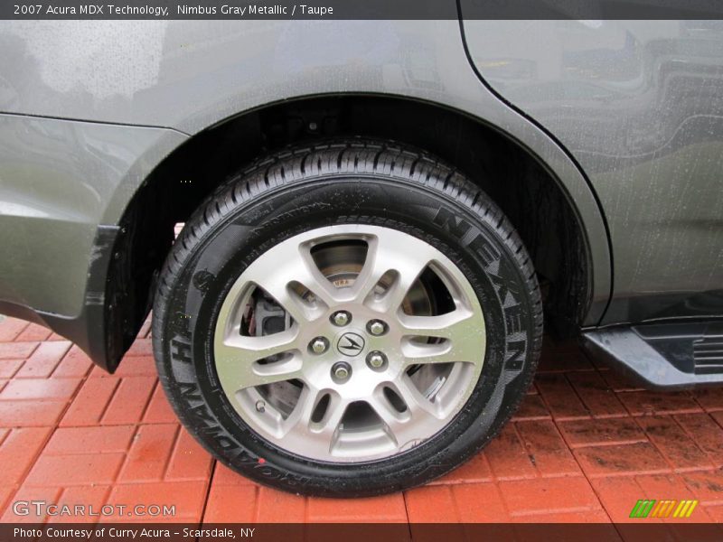 Nimbus Gray Metallic / Taupe 2007 Acura MDX Technology