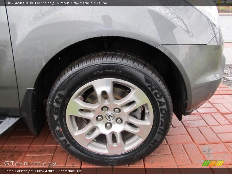 Nimbus Gray Metallic / Taupe 2007 Acura MDX Technology