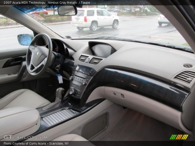 Nimbus Gray Metallic / Taupe 2007 Acura MDX Technology