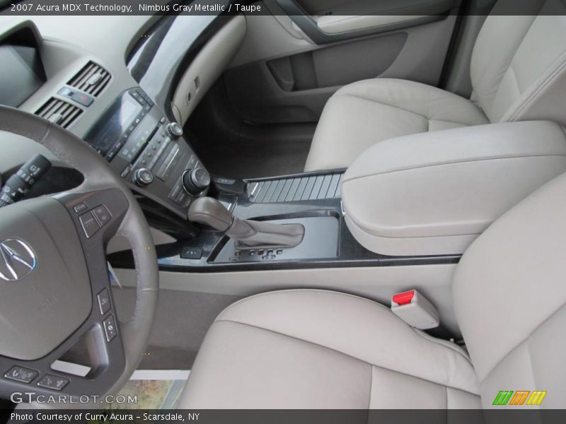 Nimbus Gray Metallic / Taupe 2007 Acura MDX Technology