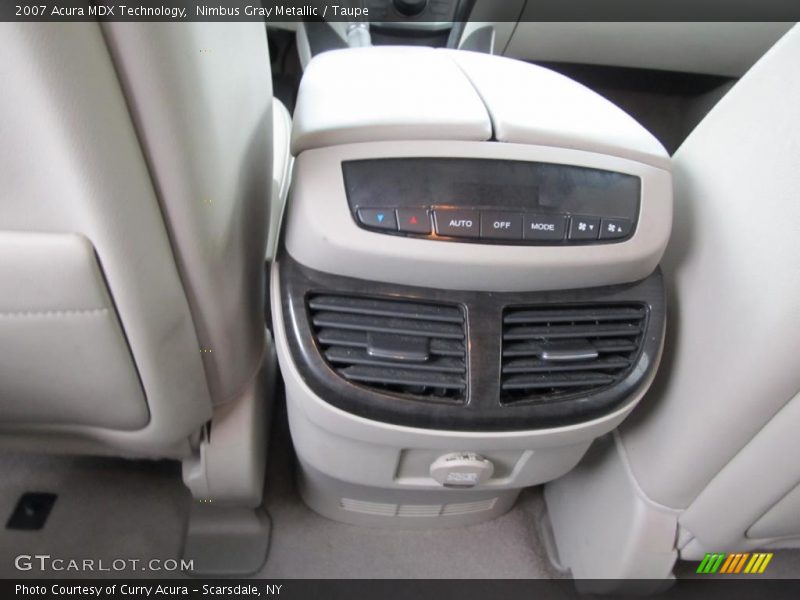 Nimbus Gray Metallic / Taupe 2007 Acura MDX Technology