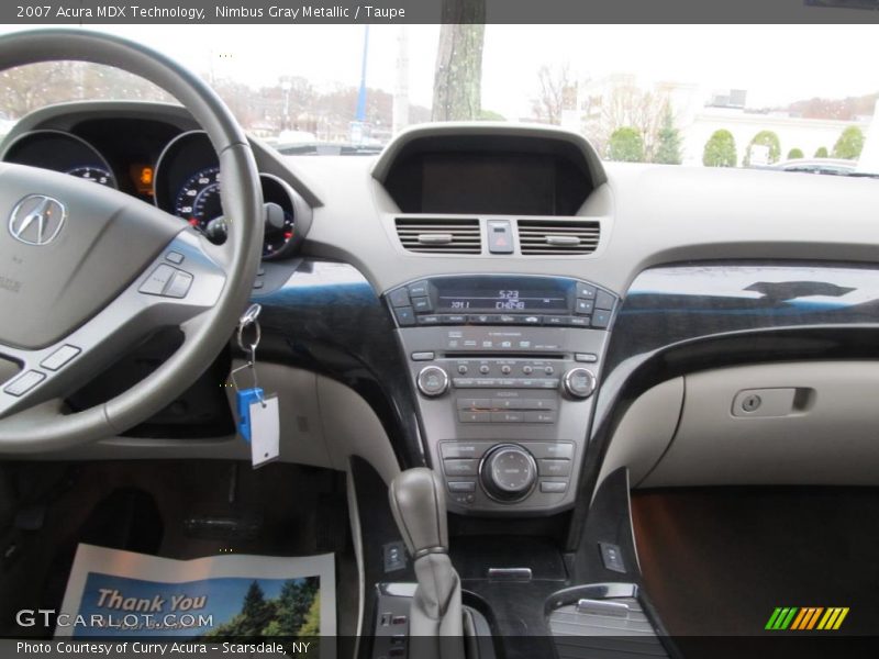 Nimbus Gray Metallic / Taupe 2007 Acura MDX Technology
