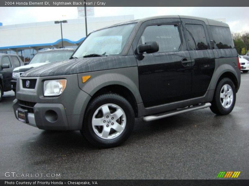 Nighthawk Black Pearl / Gray 2004 Honda Element EX
