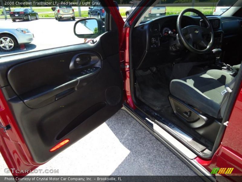 Red Jewel / Light Gray 2008 Chevrolet TrailBlazer LT