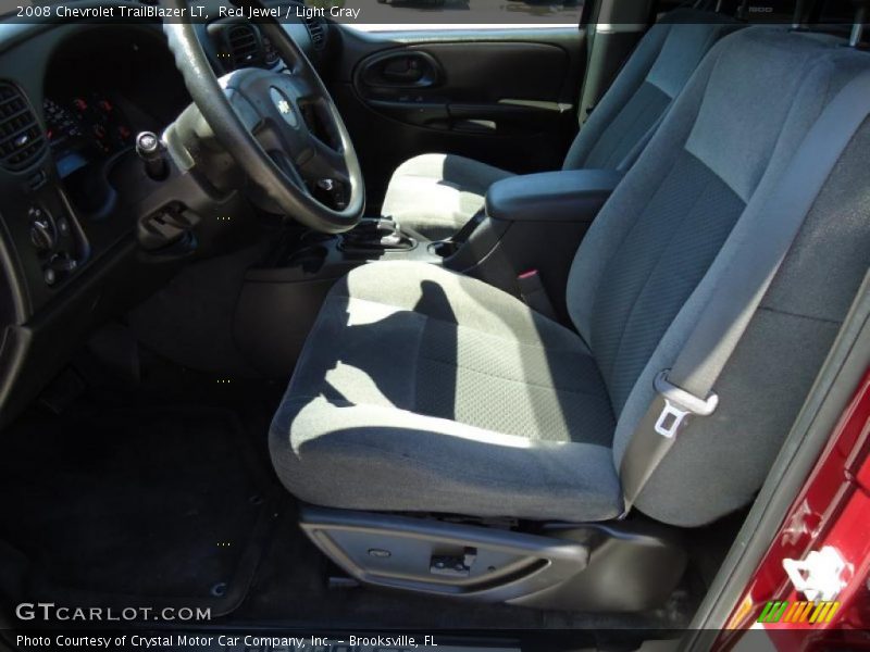 Red Jewel / Light Gray 2008 Chevrolet TrailBlazer LT