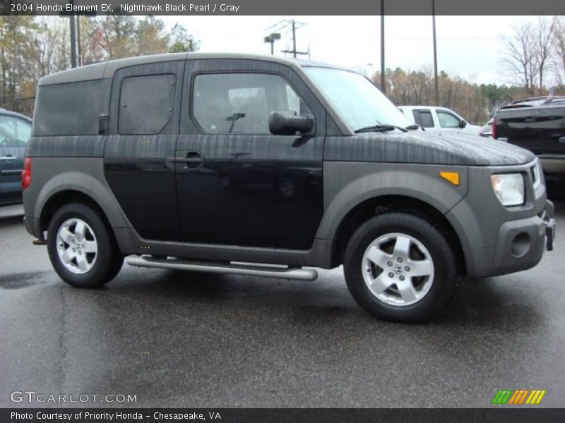 Nighthawk Black Pearl / Gray 2004 Honda Element EX