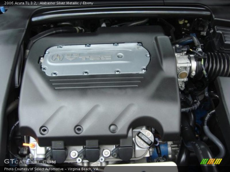 Alabaster Silver Metallic / Ebony 2006 Acura TL 3.2