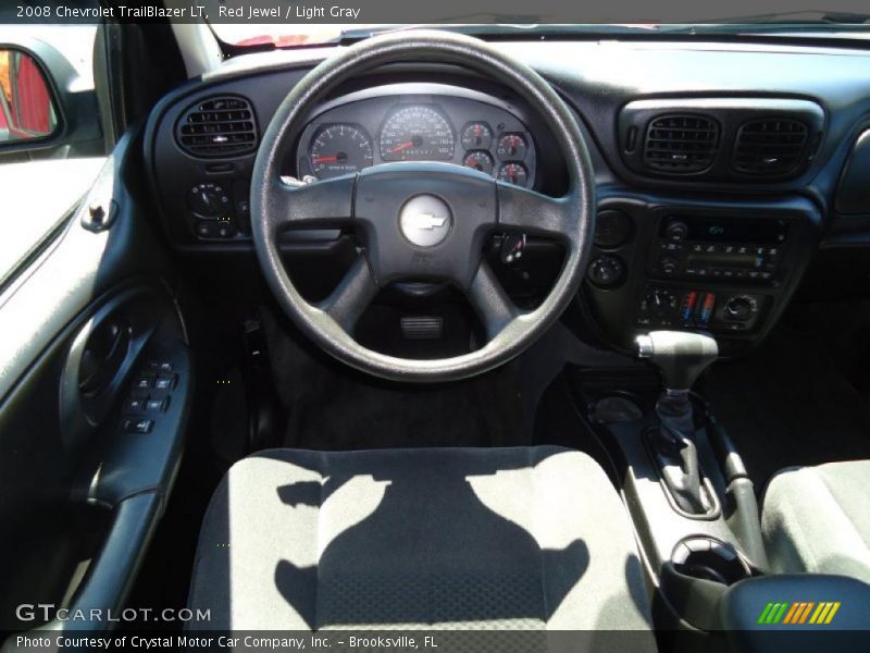 Red Jewel / Light Gray 2008 Chevrolet TrailBlazer LT