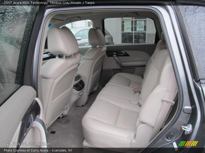 Nimbus Gray Metallic / Taupe 2007 Acura MDX Technology