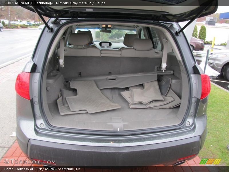 Nimbus Gray Metallic / Taupe 2007 Acura MDX Technology