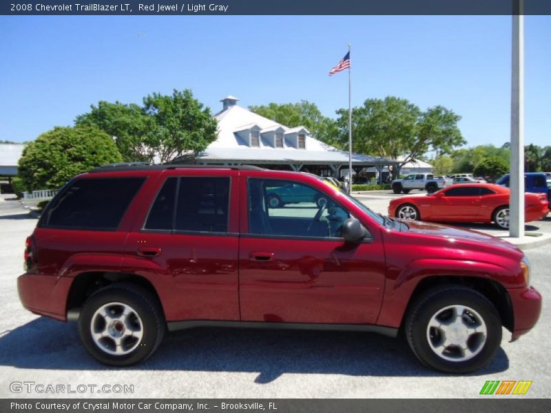 Red Jewel / Light Gray 2008 Chevrolet TrailBlazer LT
