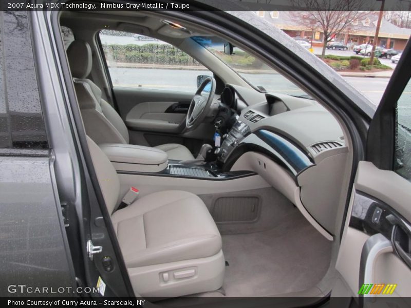 Nimbus Gray Metallic / Taupe 2007 Acura MDX Technology