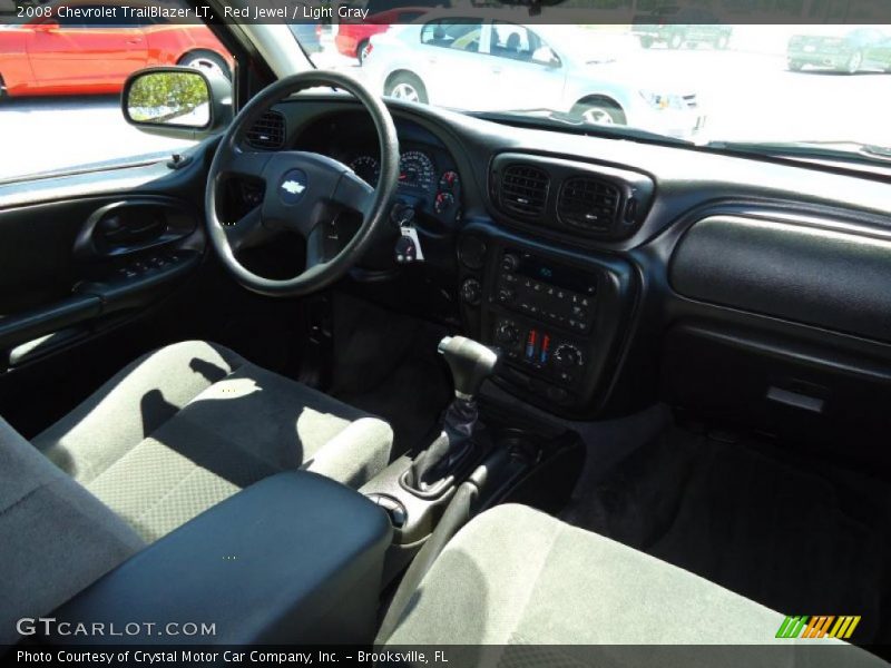 Red Jewel / Light Gray 2008 Chevrolet TrailBlazer LT