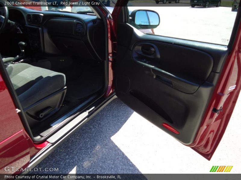 Red Jewel / Light Gray 2008 Chevrolet TrailBlazer LT
