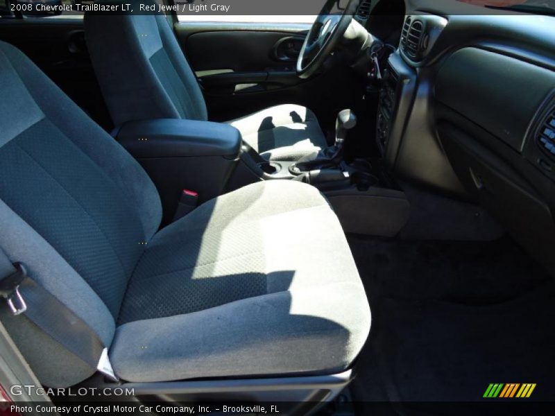 Red Jewel / Light Gray 2008 Chevrolet TrailBlazer LT