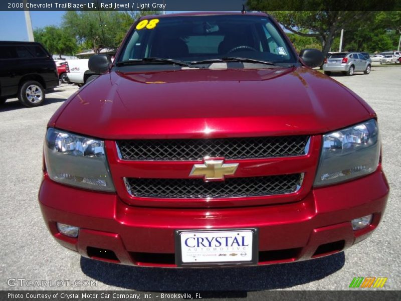 Red Jewel / Light Gray 2008 Chevrolet TrailBlazer LT