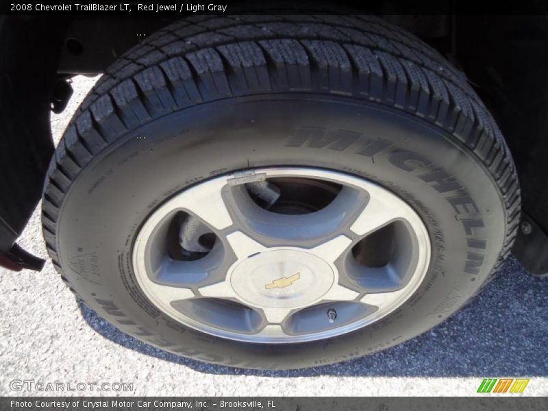 Red Jewel / Light Gray 2008 Chevrolet TrailBlazer LT