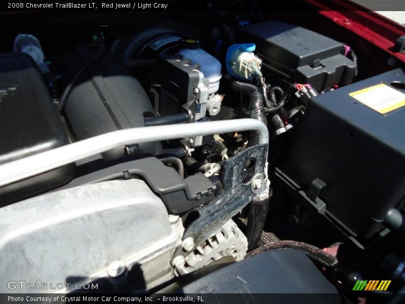 Red Jewel / Light Gray 2008 Chevrolet TrailBlazer LT