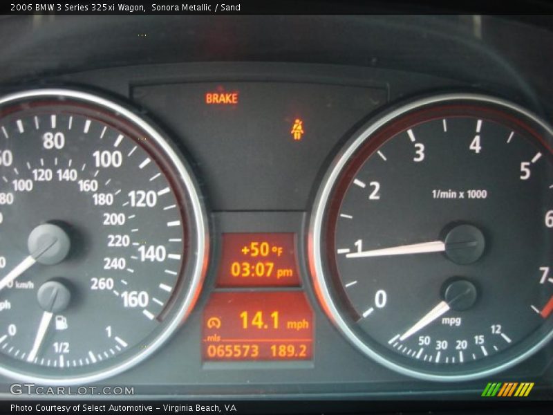 Sonora Metallic / Sand 2006 BMW 3 Series 325xi Wagon