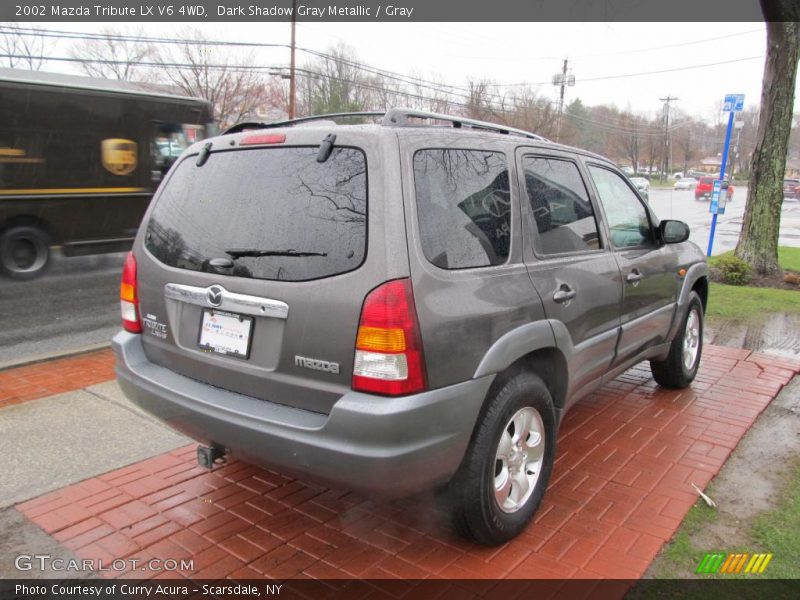 Dark Shadow Gray Metallic / Gray 2002 Mazda Tribute LX V6 4WD