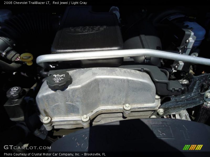 Red Jewel / Light Gray 2008 Chevrolet TrailBlazer LT