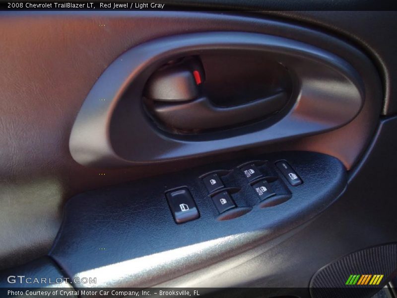 Red Jewel / Light Gray 2008 Chevrolet TrailBlazer LT