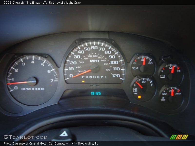 Red Jewel / Light Gray 2008 Chevrolet TrailBlazer LT
