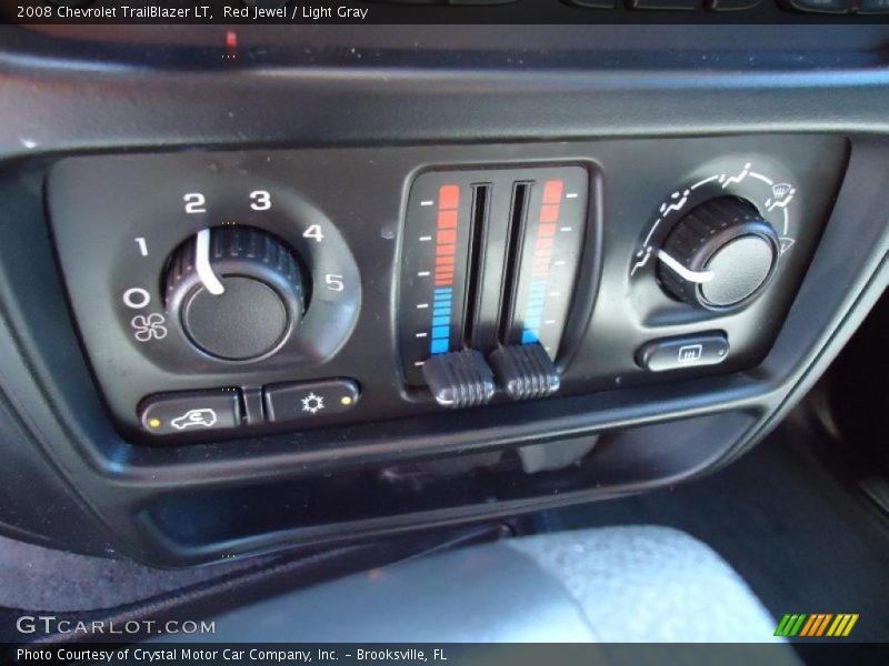 Red Jewel / Light Gray 2008 Chevrolet TrailBlazer LT