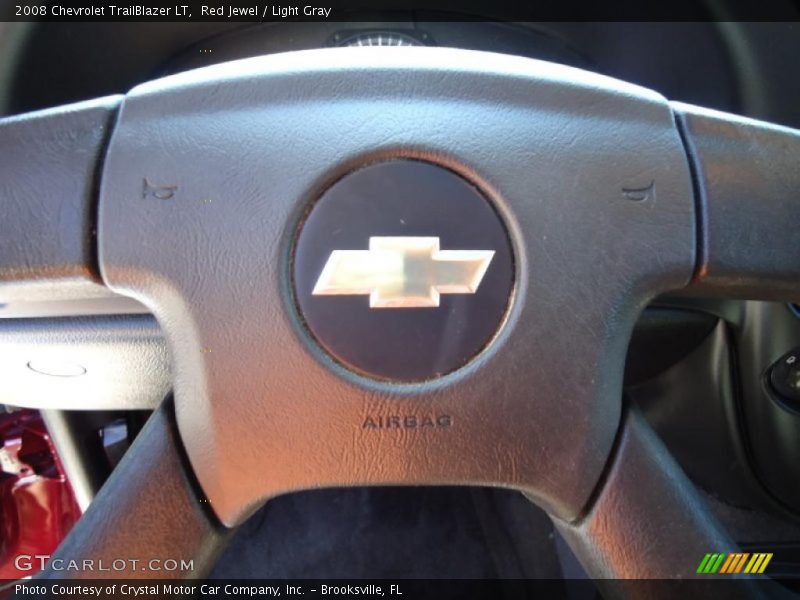 Red Jewel / Light Gray 2008 Chevrolet TrailBlazer LT