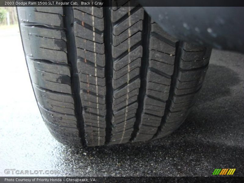 Black / Gray 2003 Dodge Ram 1500 SLT Regular Cab