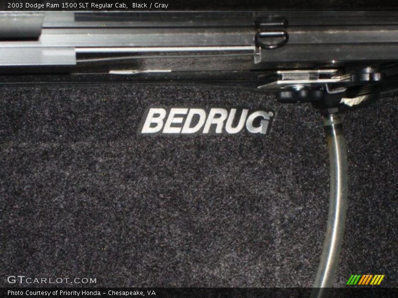 Black / Gray 2003 Dodge Ram 1500 SLT Regular Cab