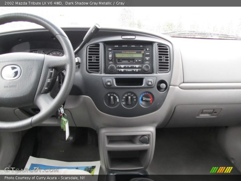 Dark Shadow Gray Metallic / Gray 2002 Mazda Tribute LX V6 4WD