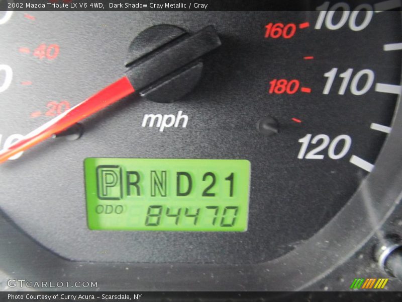 Dark Shadow Gray Metallic / Gray 2002 Mazda Tribute LX V6 4WD