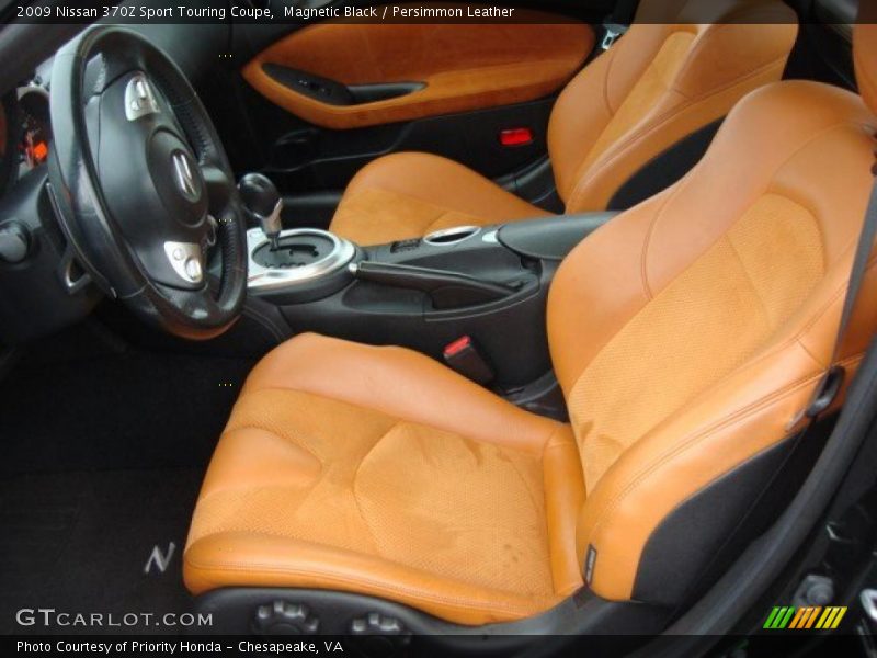 2009 370Z Sport Touring Coupe Persimmon Leather Interior