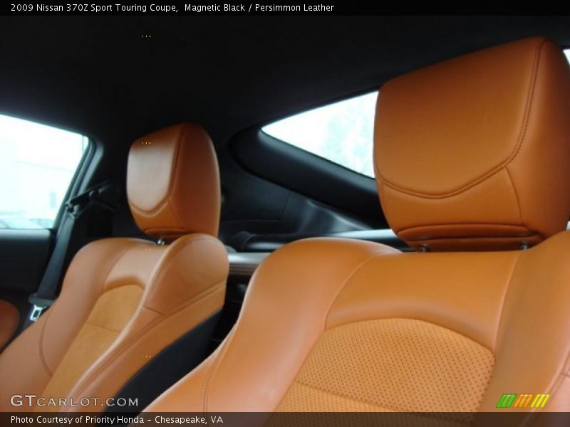  2009 370Z Sport Touring Coupe Persimmon Leather Interior