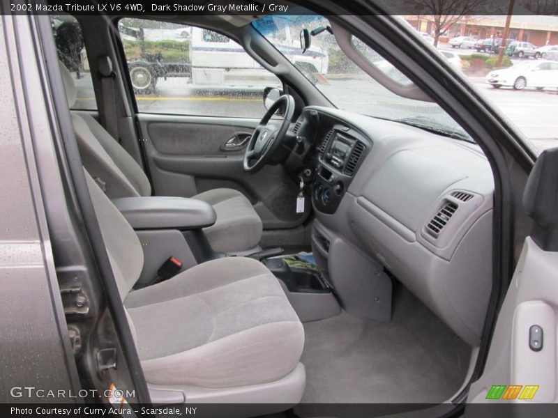 Dark Shadow Gray Metallic / Gray 2002 Mazda Tribute LX V6 4WD